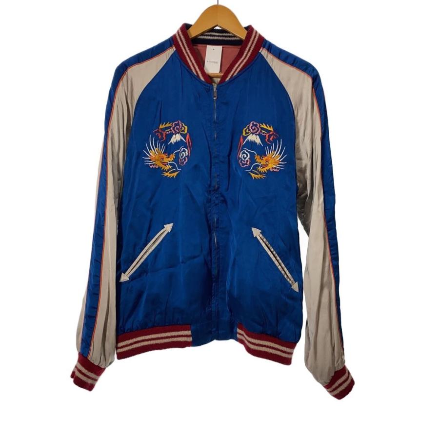 東洋エンタープライズ◇港商/JAPAN MAP×EAGLE PRINT/スカジャン/XXL