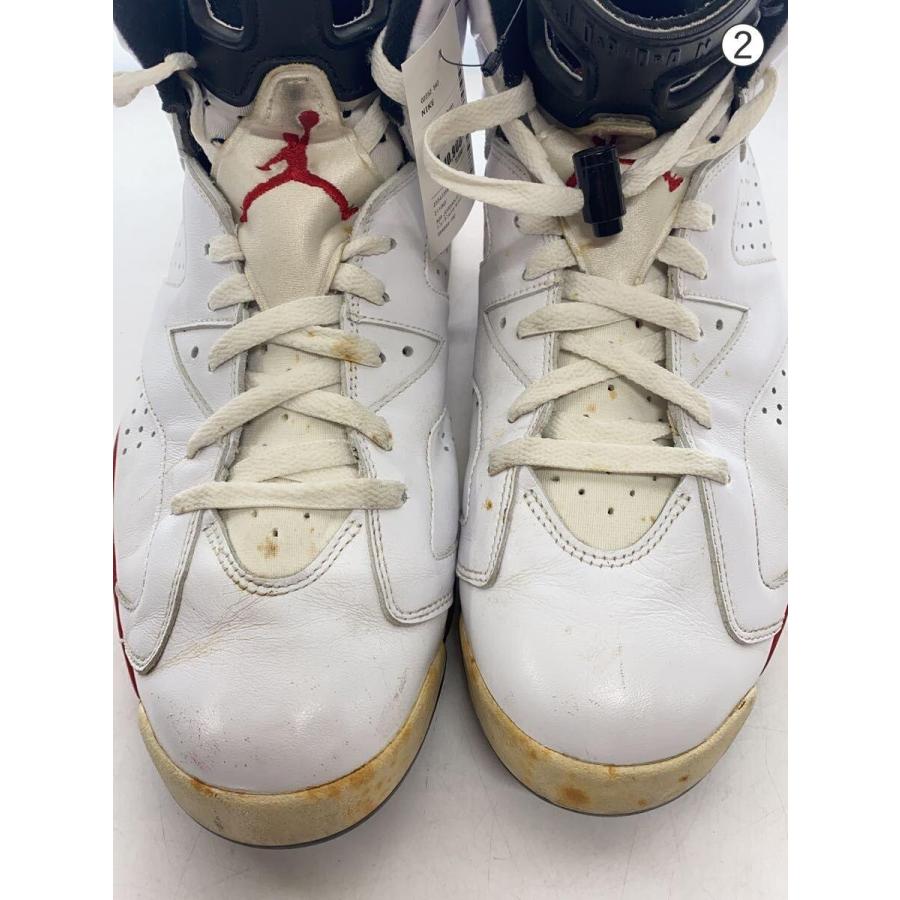 NIKE◇AIR JORDAN 6 RETRO/エアジョーダンレトロ/ホワイト/384664-102