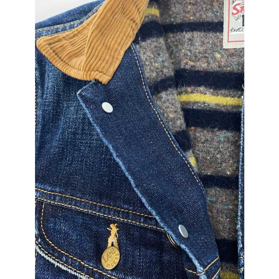 Lee◇STORM RIDER/裏地ブランケット/襟コーデュロイ/切替/Gジャン/M