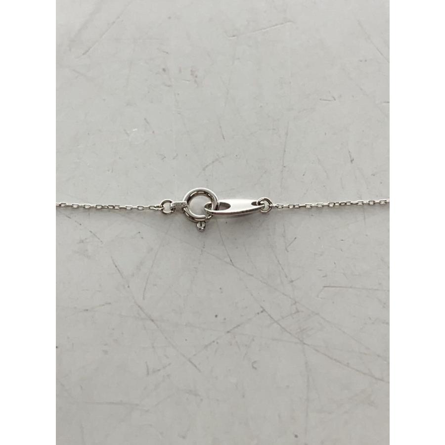 ete◇K10/ホースシュー/ネックレス/--/カラーストーン/SLV/トップ有
