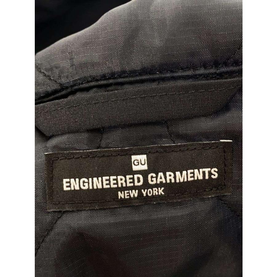 GU◇×Engineered Garments/ナイロンジャケット/S/ナイロン/BLK/無地