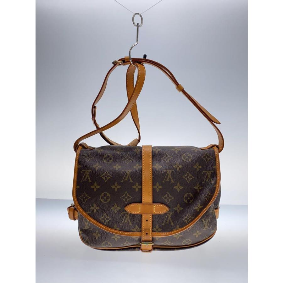 LOUIS VUITTON◇1)ソミュール30_モノグラム・キャンバス_BRW/PVC/BRW 