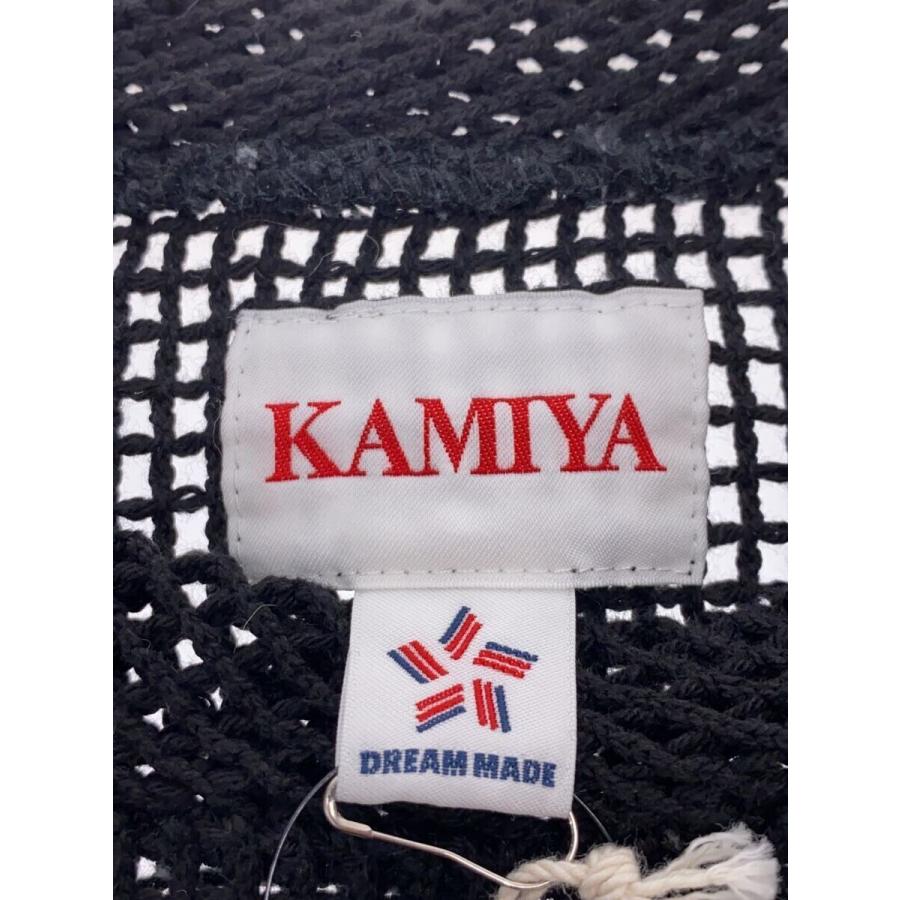 KAMIYA◇ニット・セーター(薄手)/XL/コットン/BLK : セカンド 