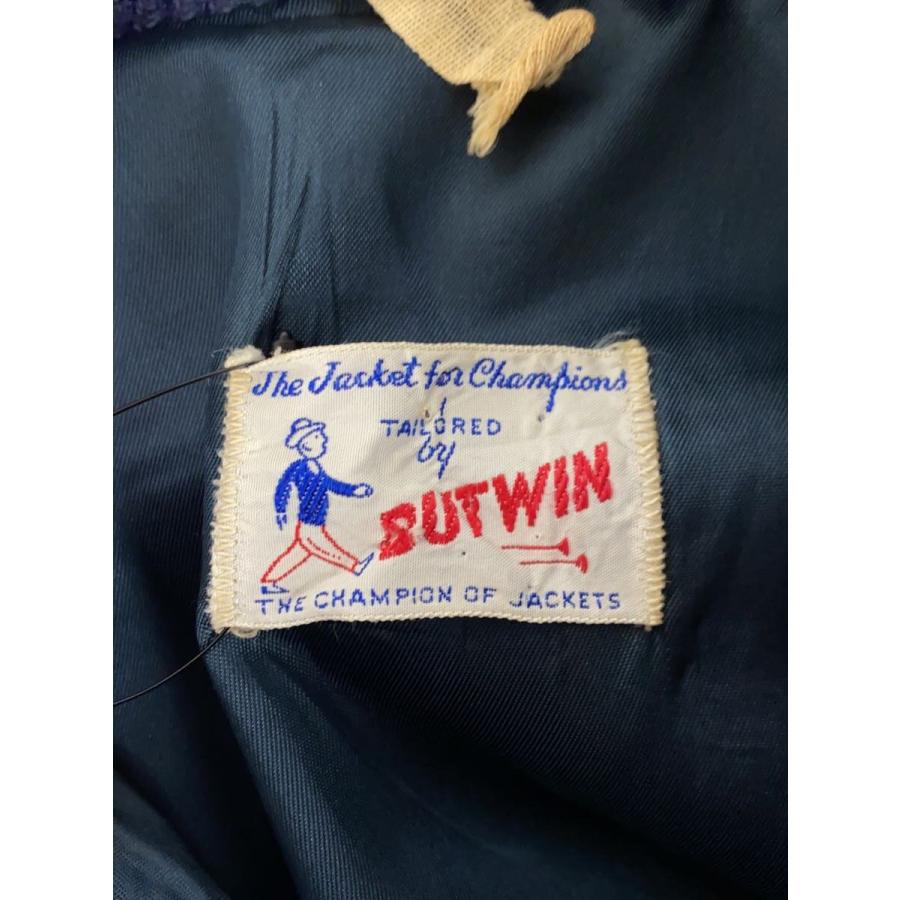 BUTWIN◇60〜70s/スタジャン/42/ウール/ネイビー : セカンドストリート