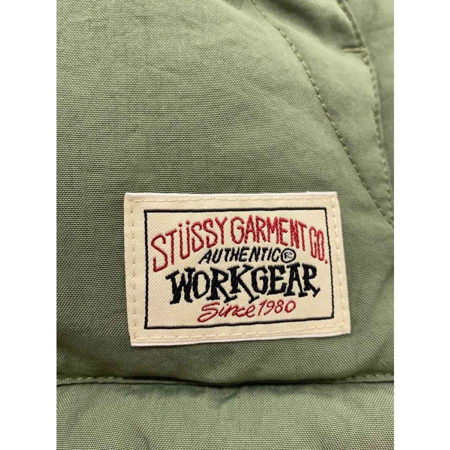 STUSSY◇ダウンベスト/M/ナイロン/KHK : セカンドストリートYahoo!店