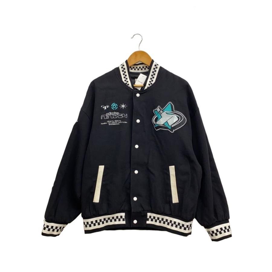 9090◇スタジャン/L/コットン/BLK// : セカンドストリートYahoo!店