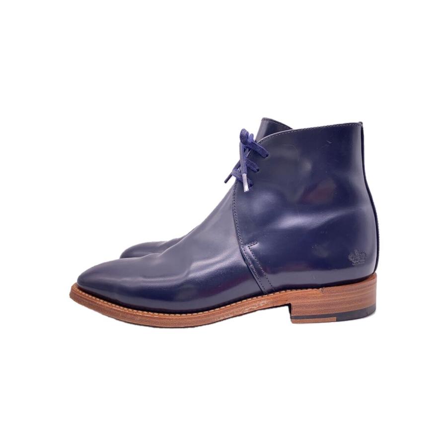 SANDERS◇チャッカブーツ/5/BLK/レザー/1220A/箱無し : セカンド