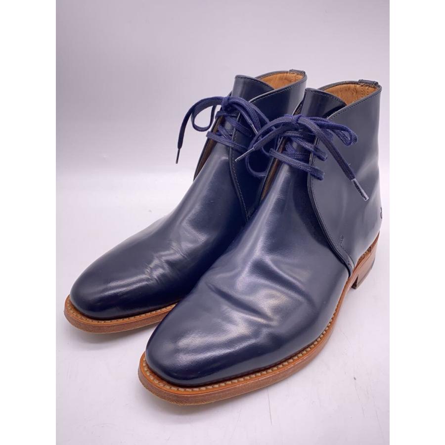 SANDERS◇チャッカブーツ/5/BLK/レザー/1220A/箱無し : セカンド 