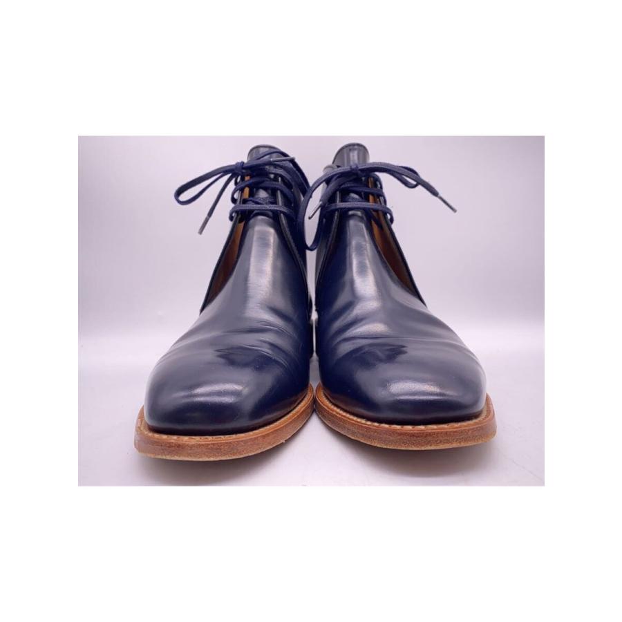 SANDERS◇チャッカブーツ/5/BLK/レザー/1220A/箱無し : セカンド 