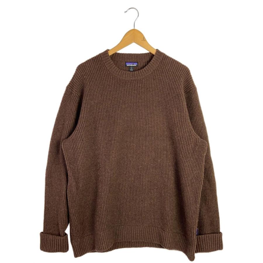 patagonia◇ニット・セーター(厚手)/XL/ウール/BRW/無地/50655FA22 