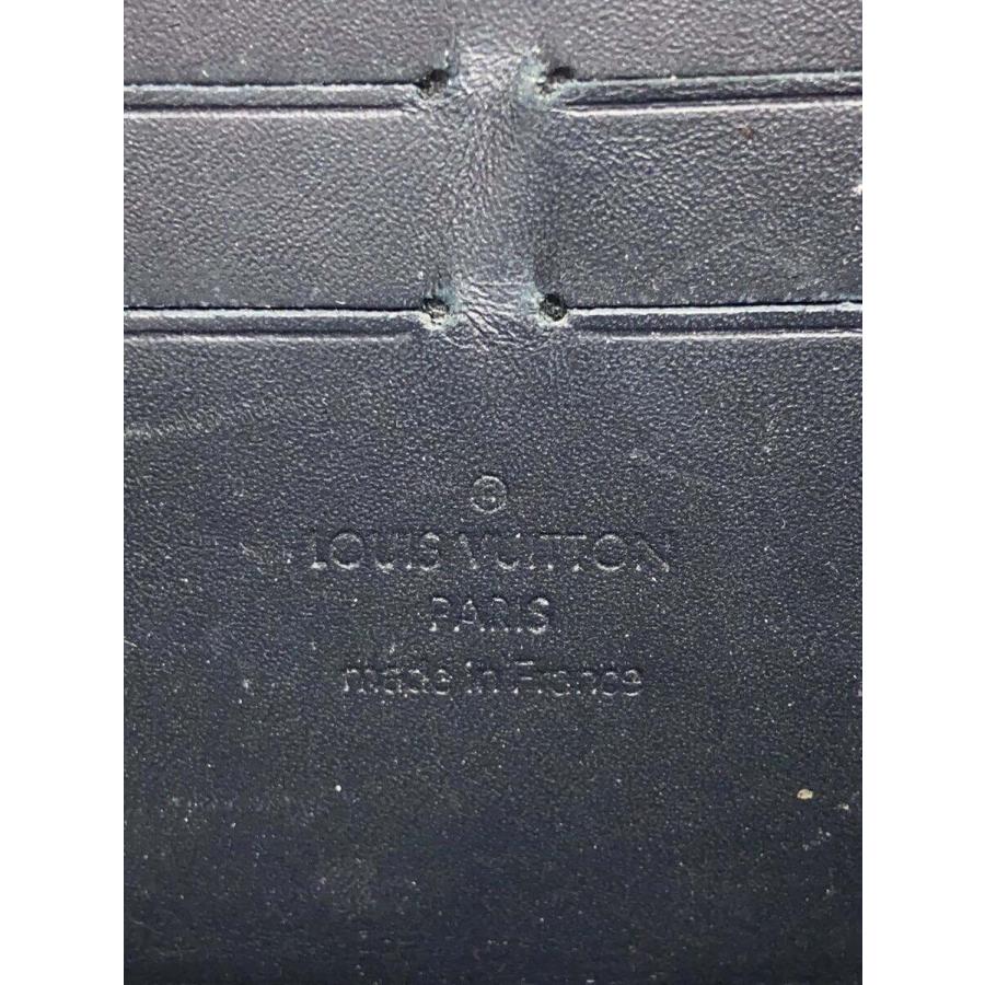 LOUIS VUITTON◇ジッピー・ウォレット_モノグラム・ヴェルニ_BLU