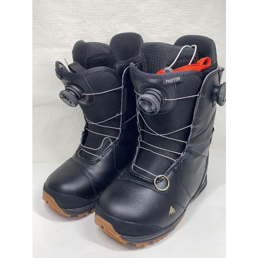 BURTON◇PHOTON BOA/レザー/スノーボードブーツ/26cm/BOA/BLK BURTON◇PHOTON BOA/レザー/スノーボードブーツ/26cm/BOA/BLK