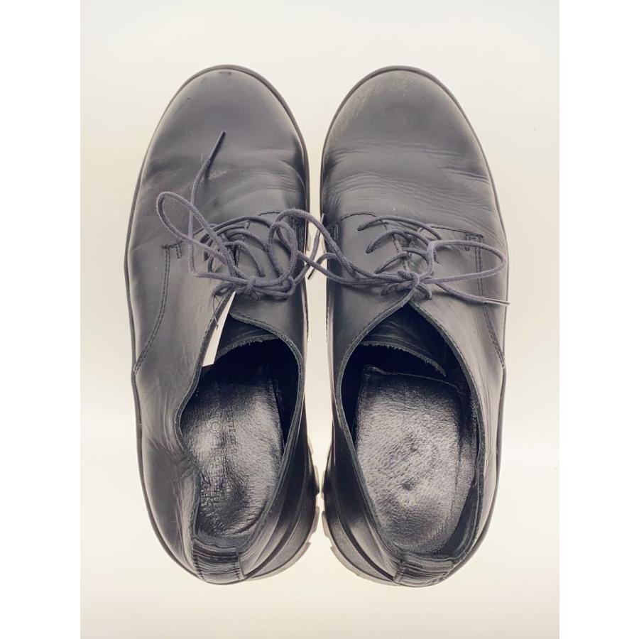 PADRONE 黒革 ドレスシューズ PADRONE ビジネスシューズ パドローネ / DERBY PLAIN TOE SHOES