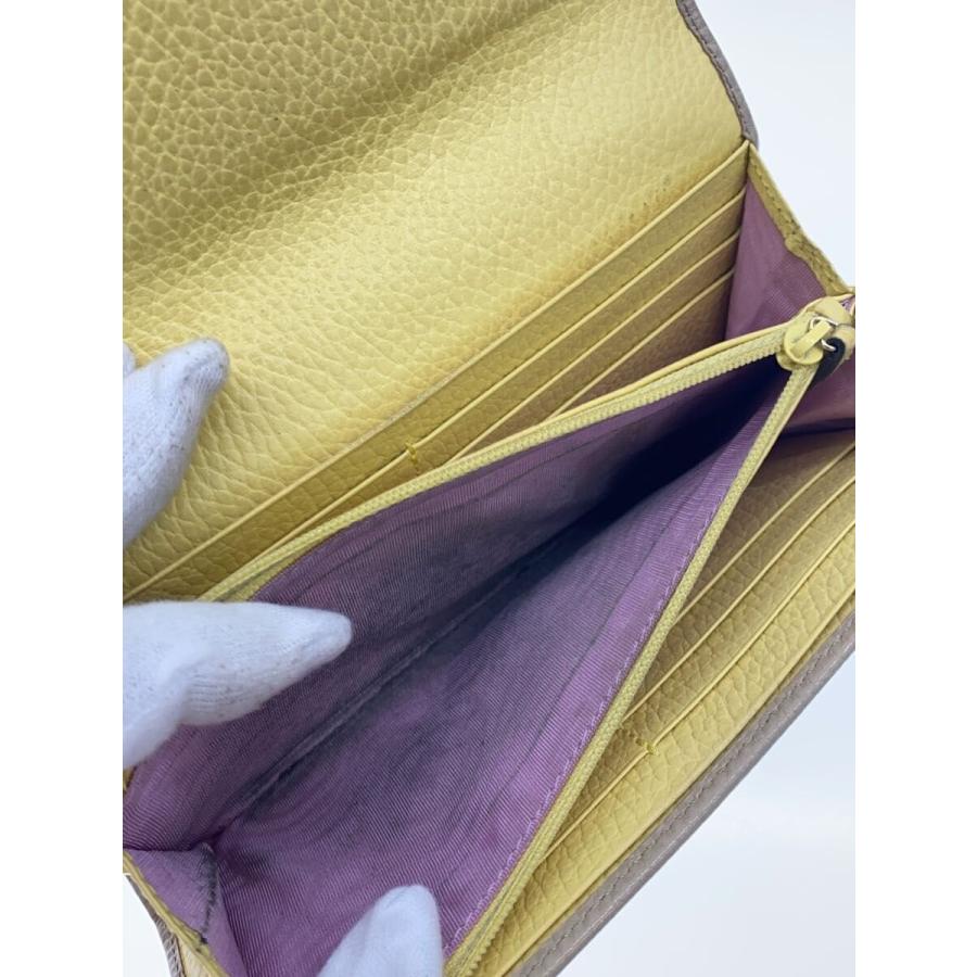 GUCCI◇長財布/レザー/BEG/レディース/456116