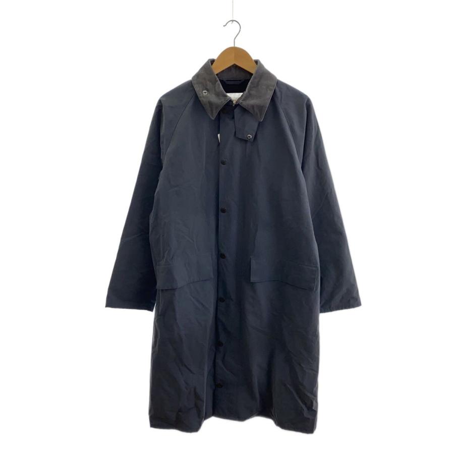 Barbour◇nano universe別注NEW BURGHLEY/グレー/コート/40/コットン