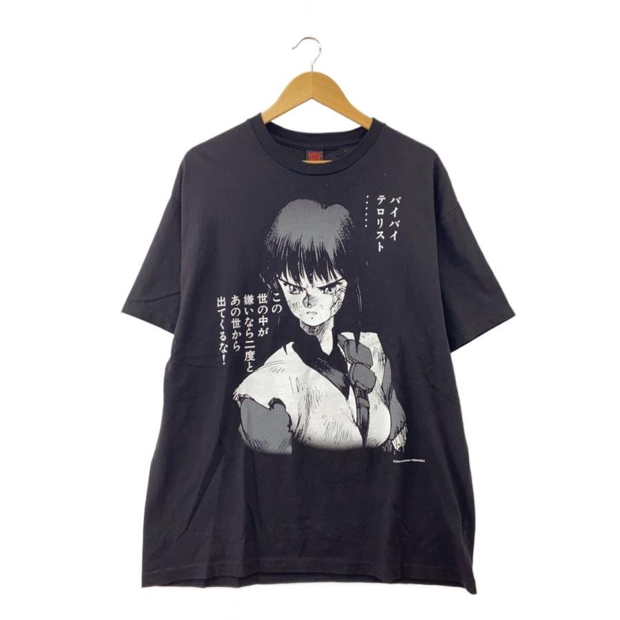 GEEKS RULE/攻殻機動隊/士郎正宗の世界展/Tシャツ/XL/コットン/BLK