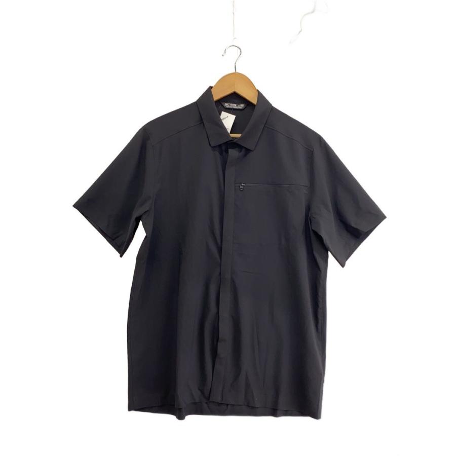 ARC'TERYX◇SKYLINE SS SHIRT MENS/半袖シャツ/M/ポリエステル/BLK