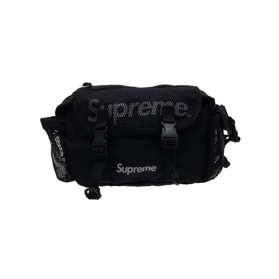 Supreme◇20SS/ボックスロゴ/ウエストバッグ/ポリエステル/BLK/無地