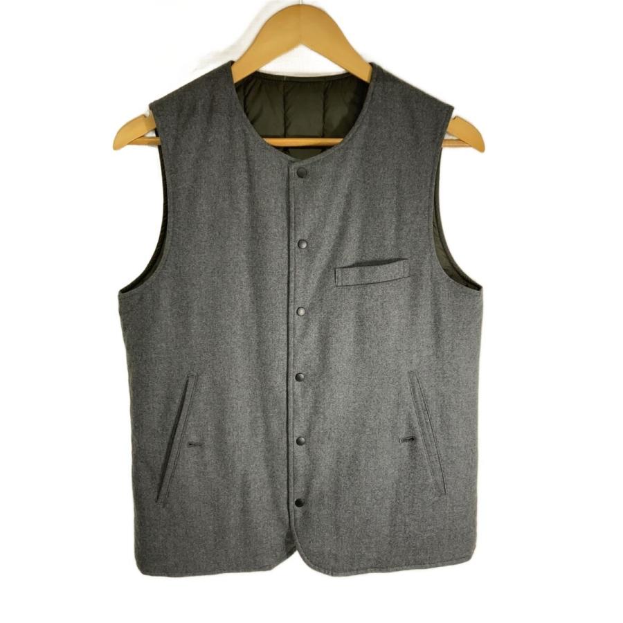 STILL BY HAND◇ナイロンベスト/--/ウール/GRY/VE0273 : セカンド
