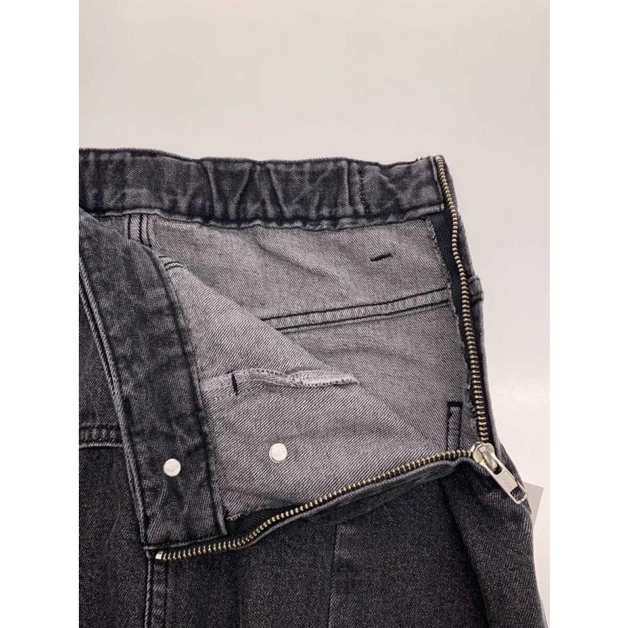スカート Ameri VINTAGE WESTERN FLAP DENIM SKIRT AMERI◇WESTERN FLAP DENIM SKIRT/ロングスカート/S/デニム/BLK/無地