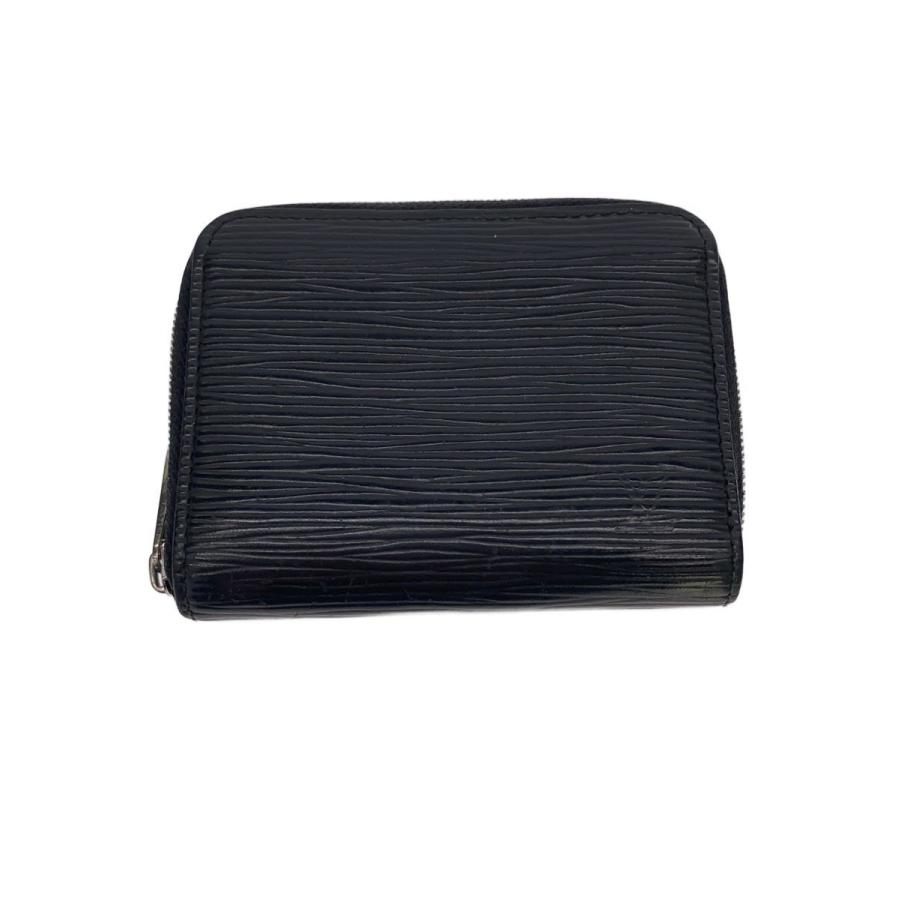 LOUIS VUITTON◇ジッピー・コインパース_エピ/レザー/BLK/メンズ