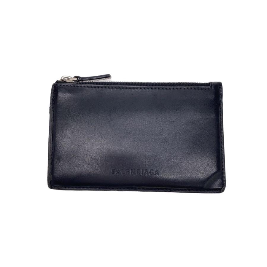 BALENCIAGA◇フラグメント/カードケース/--/BLK/無地/メンズ