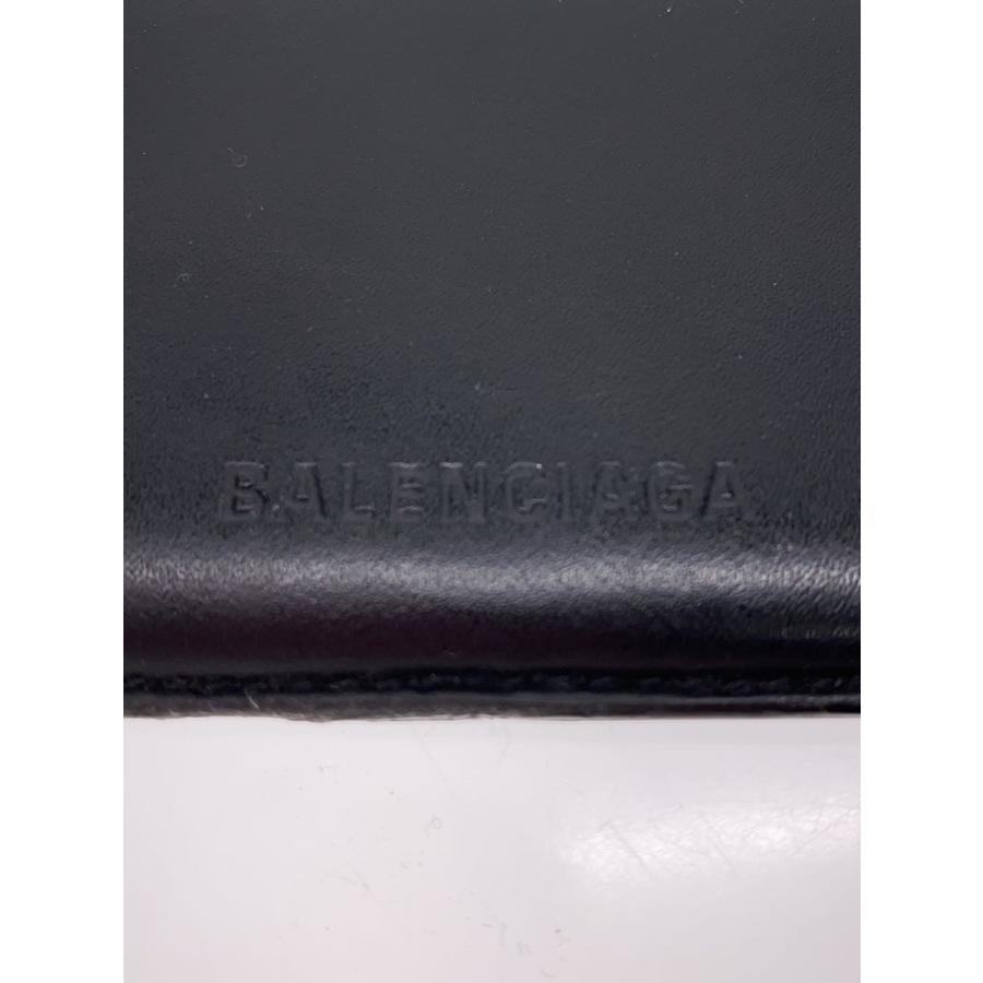 BALENCIAGA◇フラグメント/カードケース/--/BLK/無地/メンズ