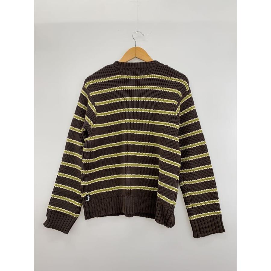 STUSSY◇Chunky Cotton Stripe Sweateニット・セーター(厚手)/S 