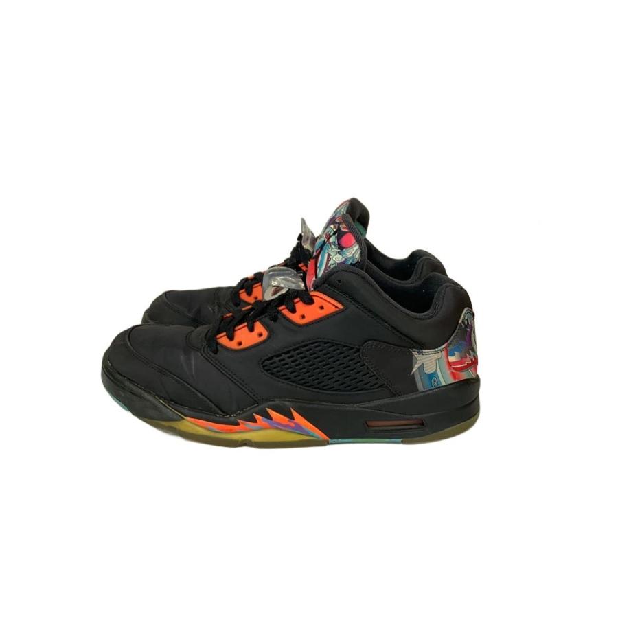 NIKE◇AIR JORDAN 5 RETRO LOW CNY/エアジョーダンレトロロー/ブラック 