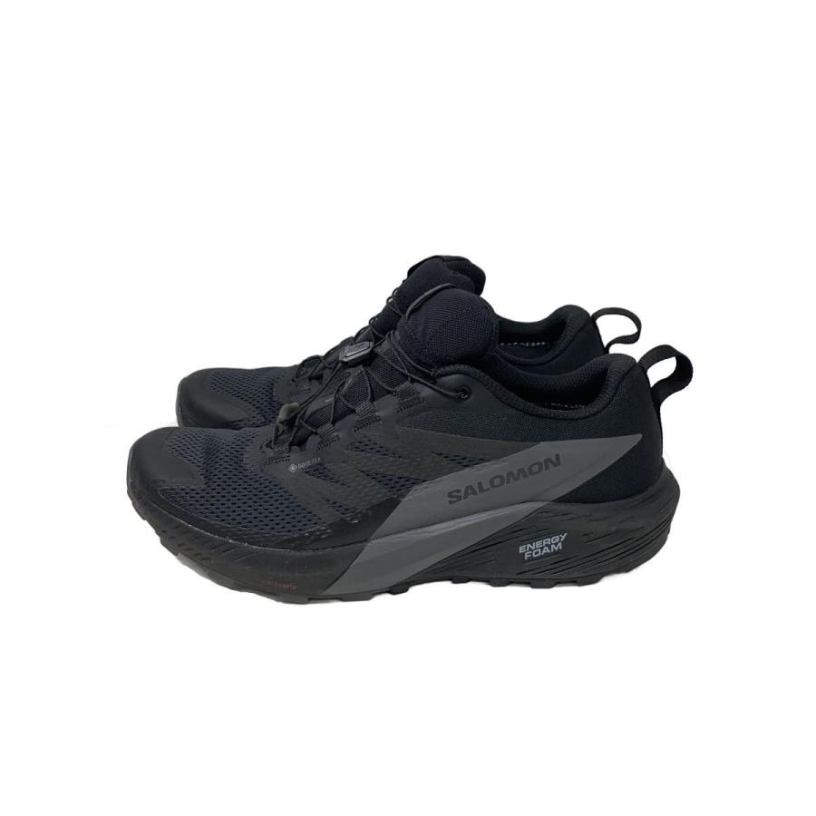 salomon◇SENSE RIDE 5 GORE-TEX/ローカットスニーカー/28cm/BLK