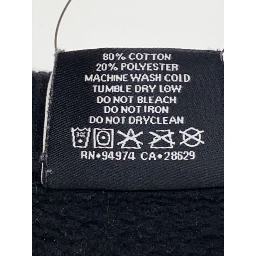 STUSSY◇スウェットシャツ/S/コットン/BLK/プリント/Z3000SAS18/大阪