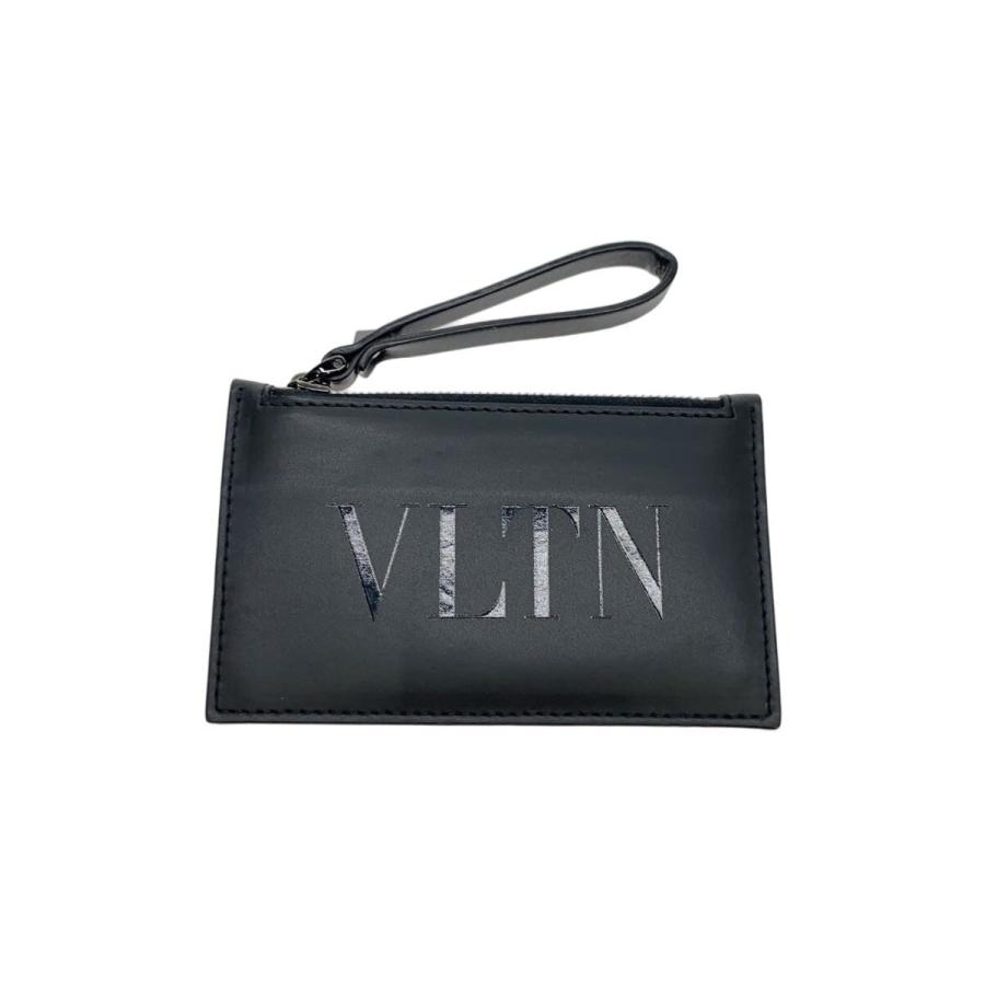 VALENTINO GARAVANI◇VLTN ロゴ カードフォルダー/カードケース/レザー