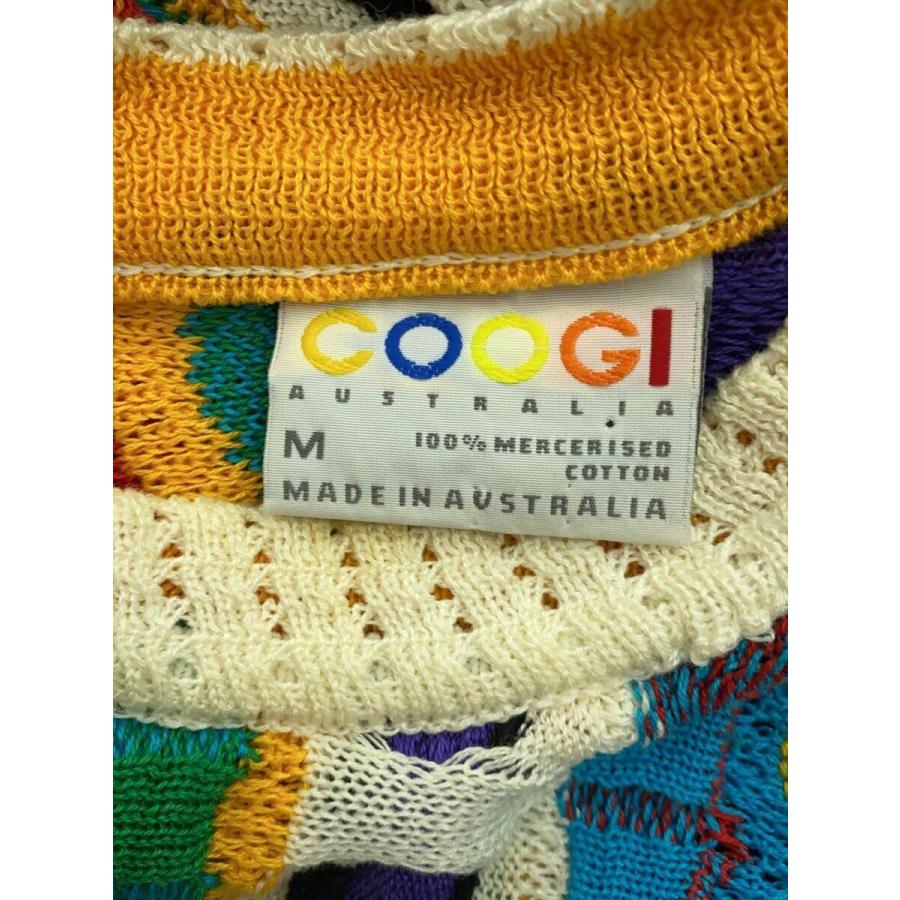 COOGI◇ニット・セーター(薄手)/M/コットン/マルチカラー/総柄 COOGI◇ニット・セーター(薄手)/M/コットン/マルチカラー/総柄