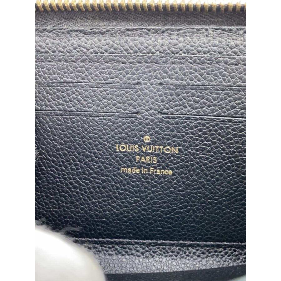LOUIS VUITTON◇ジッピー・ウォレット_モノグラム・アンプラント_BLK