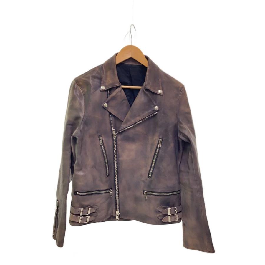 STRUM◇ダブルライダースジャケット/S/牛革/STL032-02 : セカンド