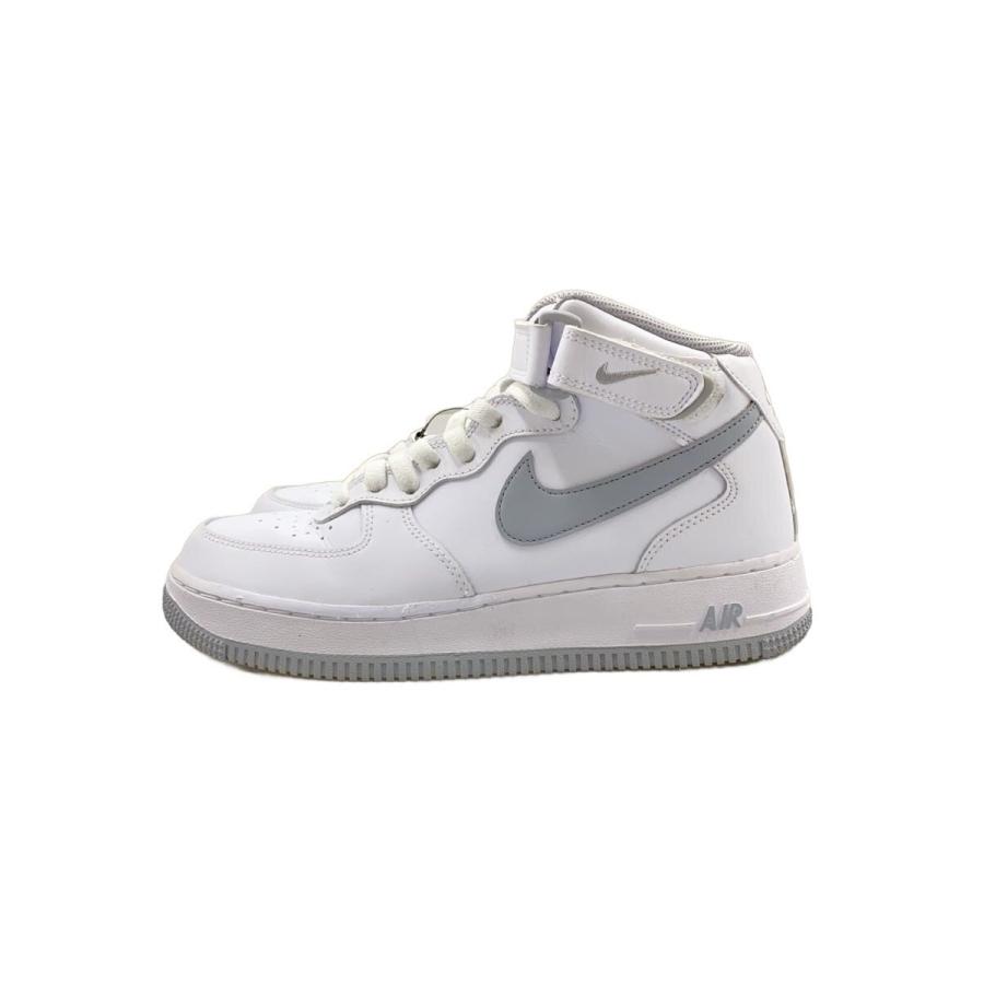ナイキ エア フォース 1 '07 MID 25.5 ホワイト　ハイカット NIKE◇AIR FORCE 1 MID 07_エアフォース ミッド 07/24.5cm/WHT