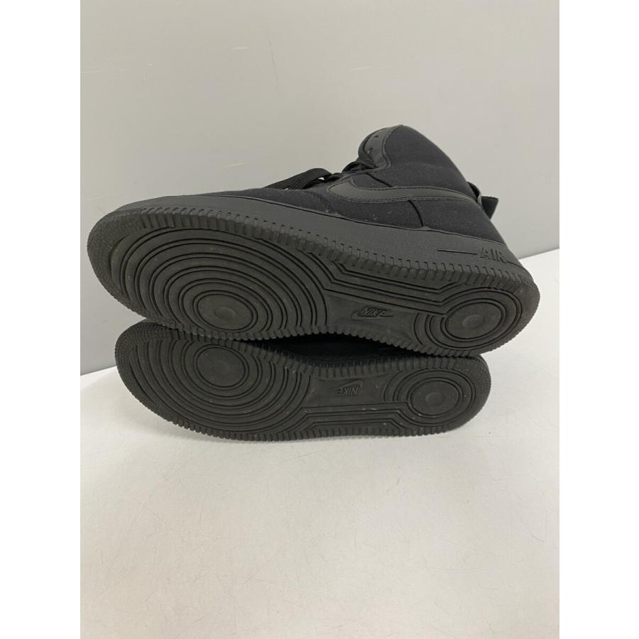 な NIKE エアフォース1 ハイ `07 キャンバス ブラック NIKE◇AIR FORCE 1 HIGH 07 CANVAS/エアフォースハイ/ブラック