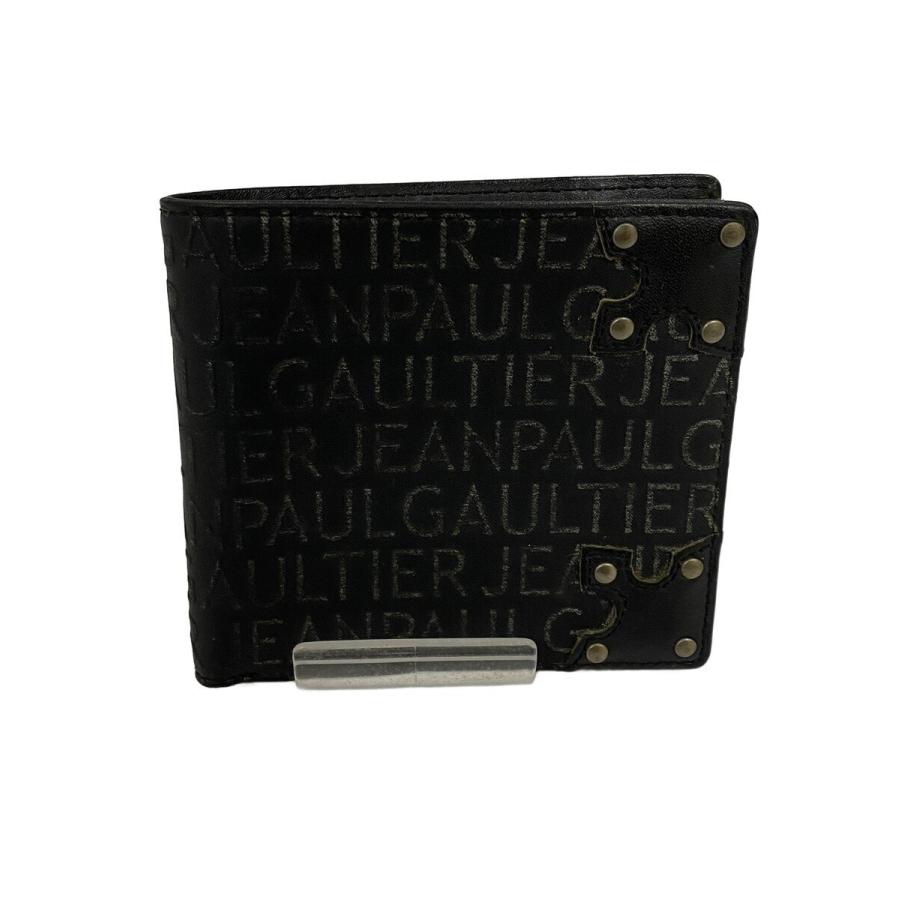 Jean Paul Gaultier◇2つ折り財布/--/BLK/メンズ : セカンドストリート