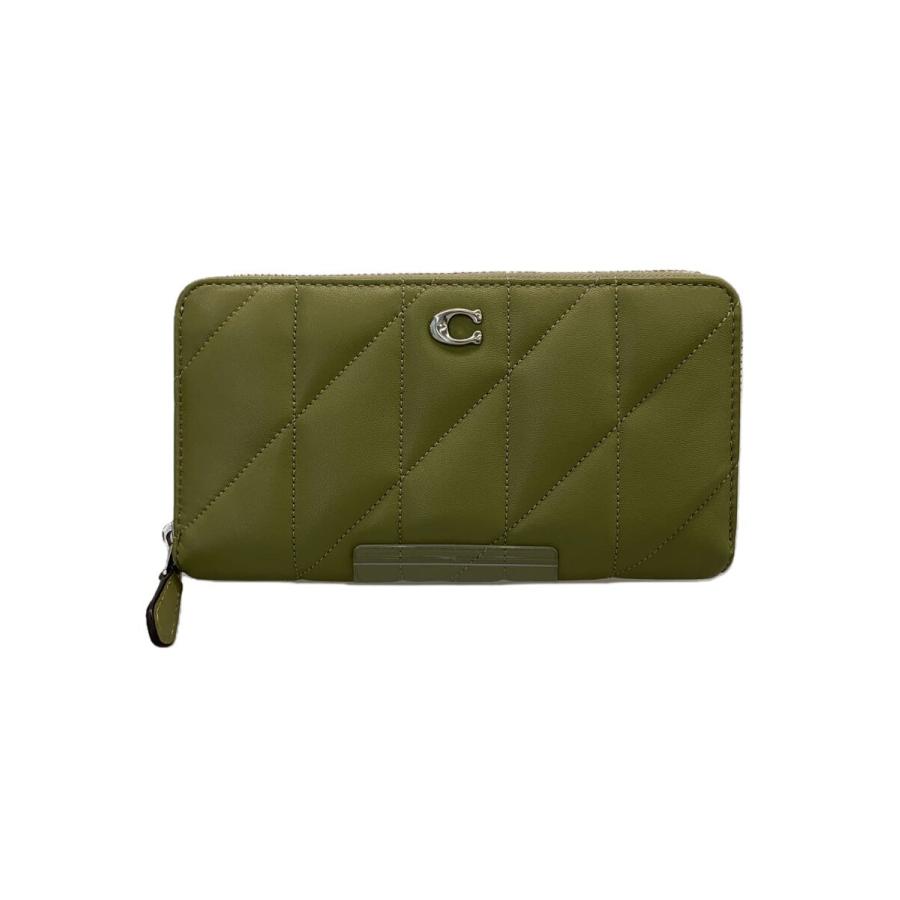 COACH◇長財布/レザー/GRN/無地/レディース/CP441/LHFBU// : セカンド 