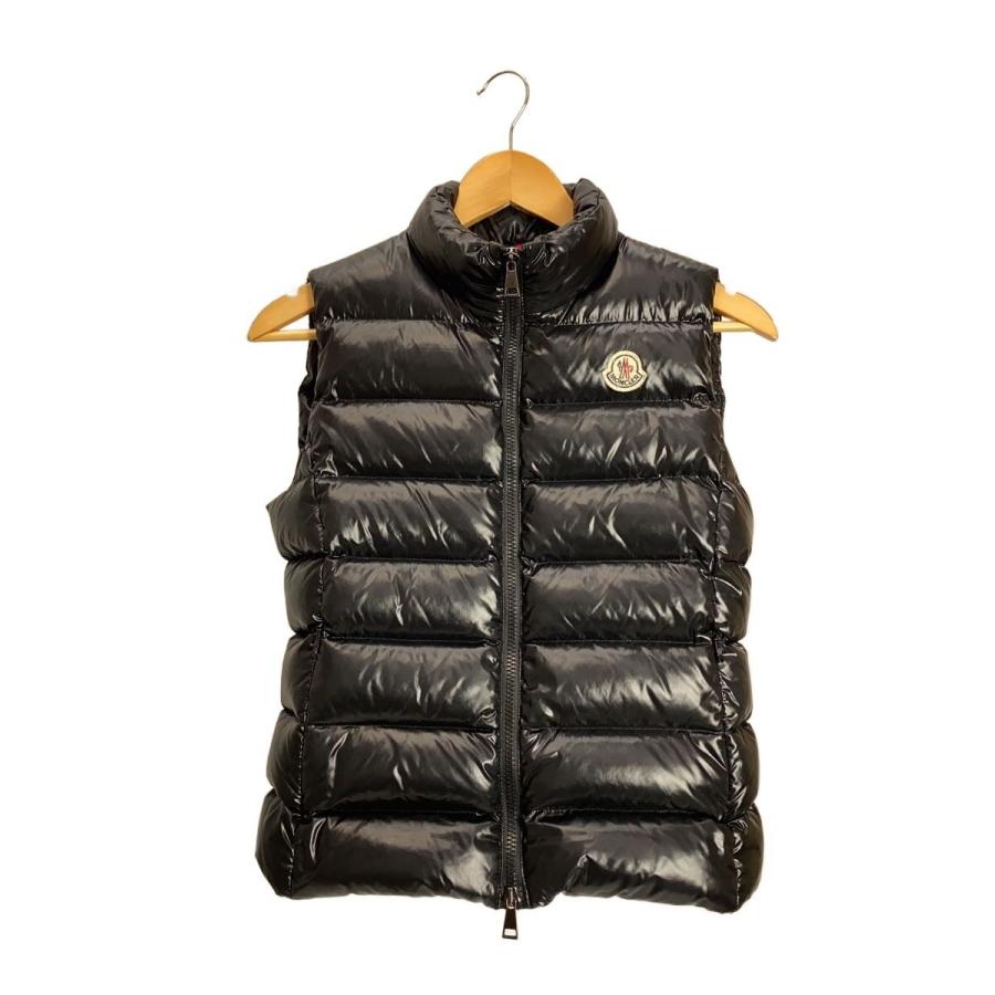 MONCLER ダウンベスト　ブラック　サイズ0 MONCLER◇ダウンベスト/0/ナイロン/BLK/無地/C20934830405 68950