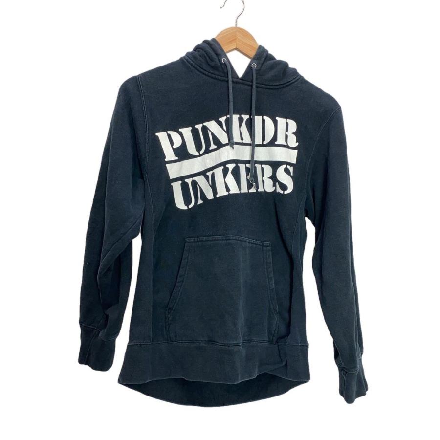 PUNK DRUNKERS◇パーカー/--/コットン/BLK/無地 : セカンドストリート