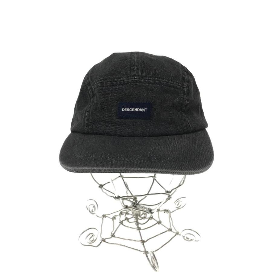 DESCENDANT◇CACHALOT DENIM CAP/キャップ/FREE/デニム/IDG/無地