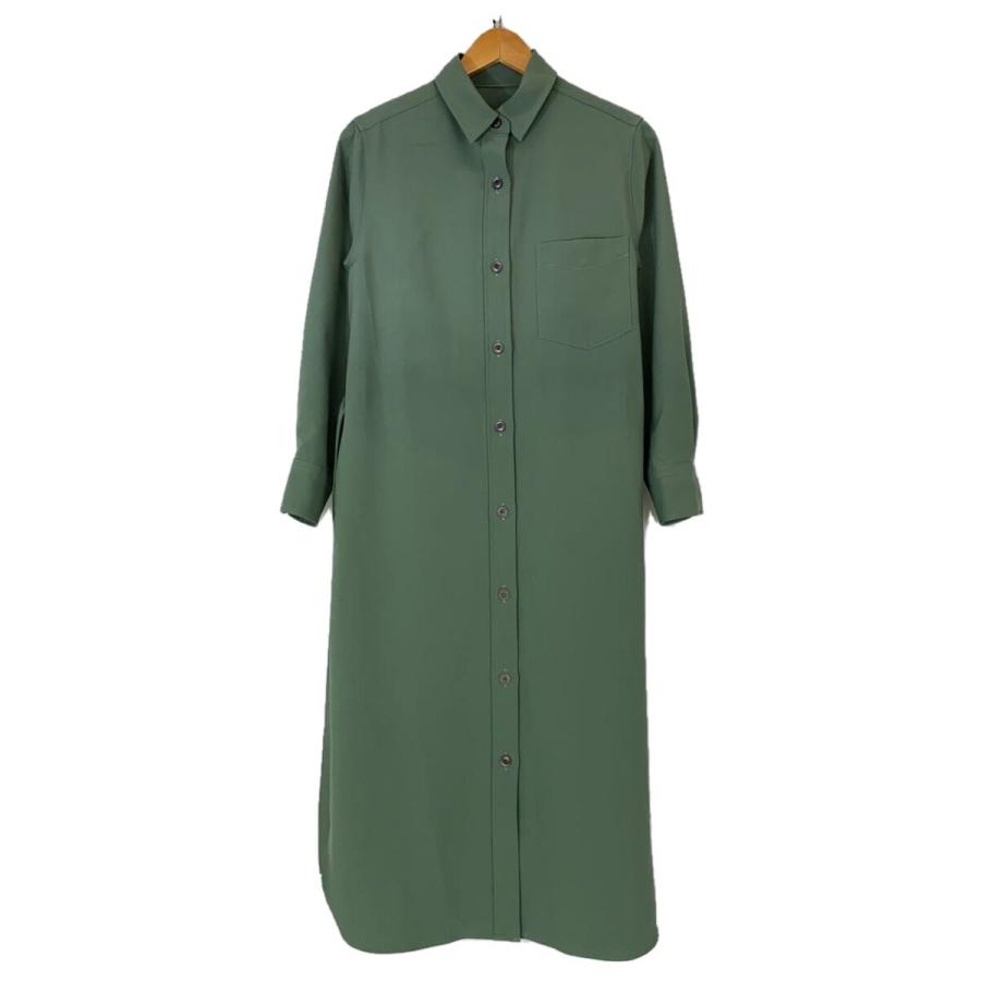 SOÉJU グリーン シャツワンピース 長袖 SOÉJU 緑色 シャツワンピース 長袖