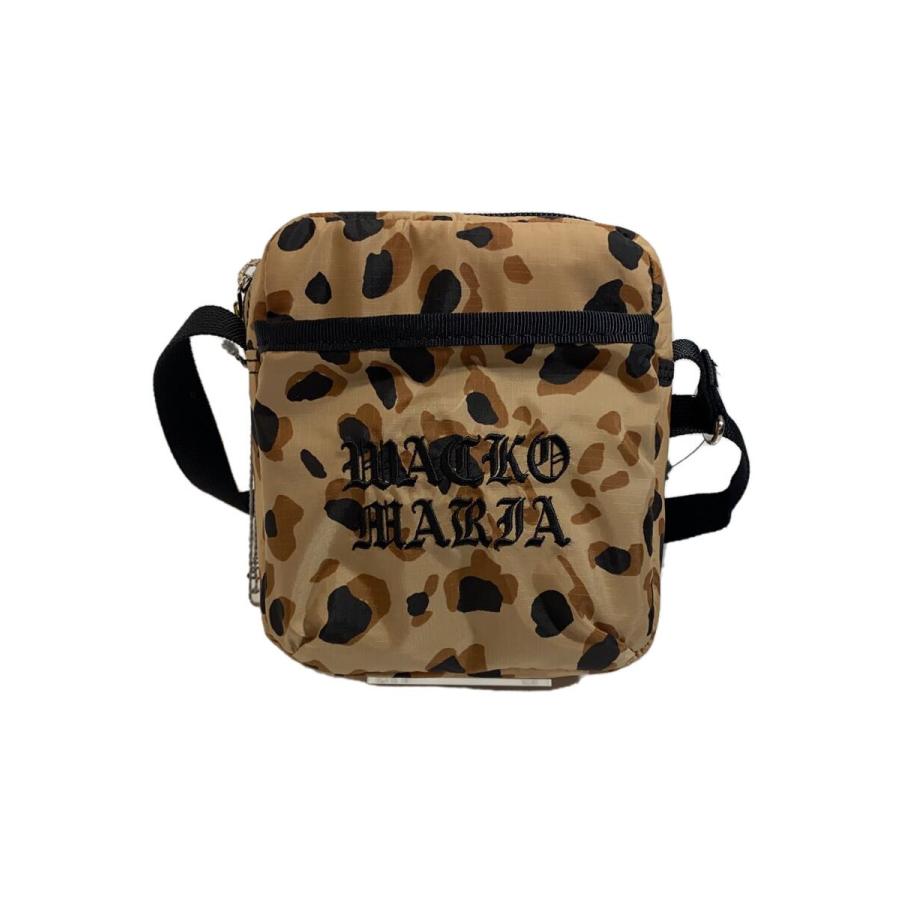 WACKO MARIA ヒョウ柄 ドローストリングバッグ WACKO MARIA/LEOPARD DRAWSTRING BAG（BLUE）［レオパードドロー