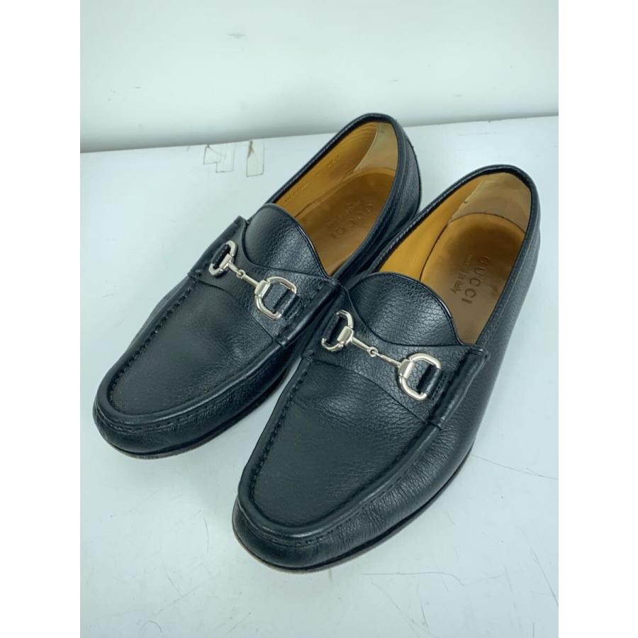 GUCCI◇ビットローファー/US8/ブラック/レザー/367762 : セカンド