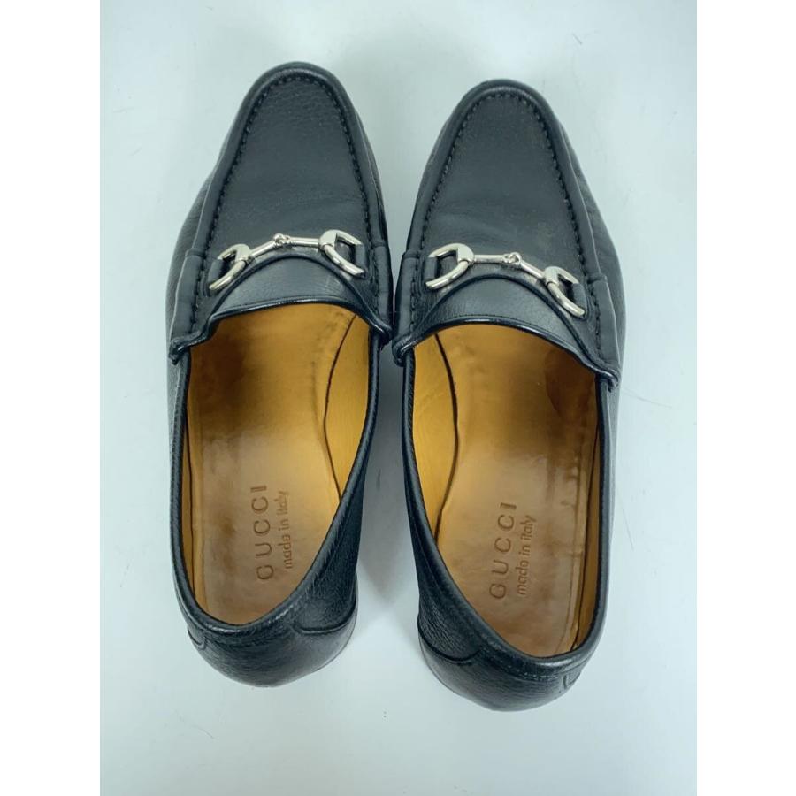 GUCCI◇ビットローファー/US8/ブラック/レザー/367762 : セカンド