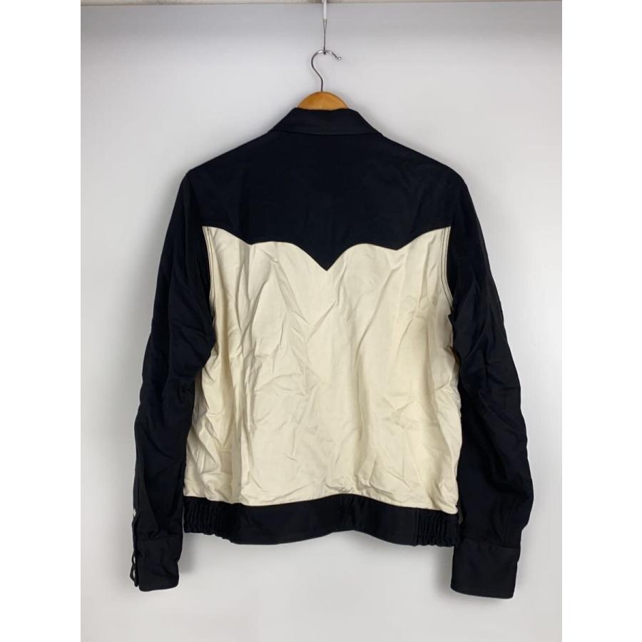 The Letters◇WESTERN CUT OUT ZIP JACKET/S/レーヨン/ブラック/LFBC 