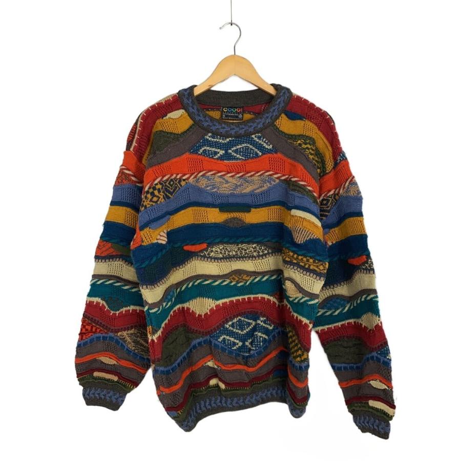 COOGI クージー 3Dニット マルチカラー ウールセーター COOGI◇3Dニット/M/ウール/マルチカラー : セカンドストリートYahoo!店