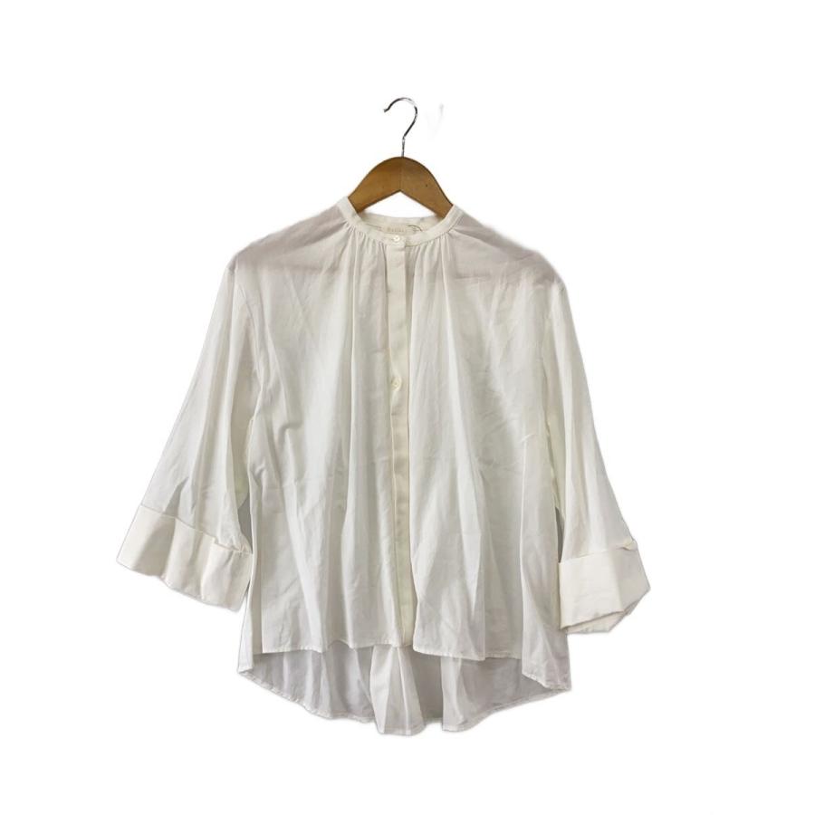 BALLSEY◇長袖ブラウス/36/コットン/WHT/11-01-32-01102 : セカンド