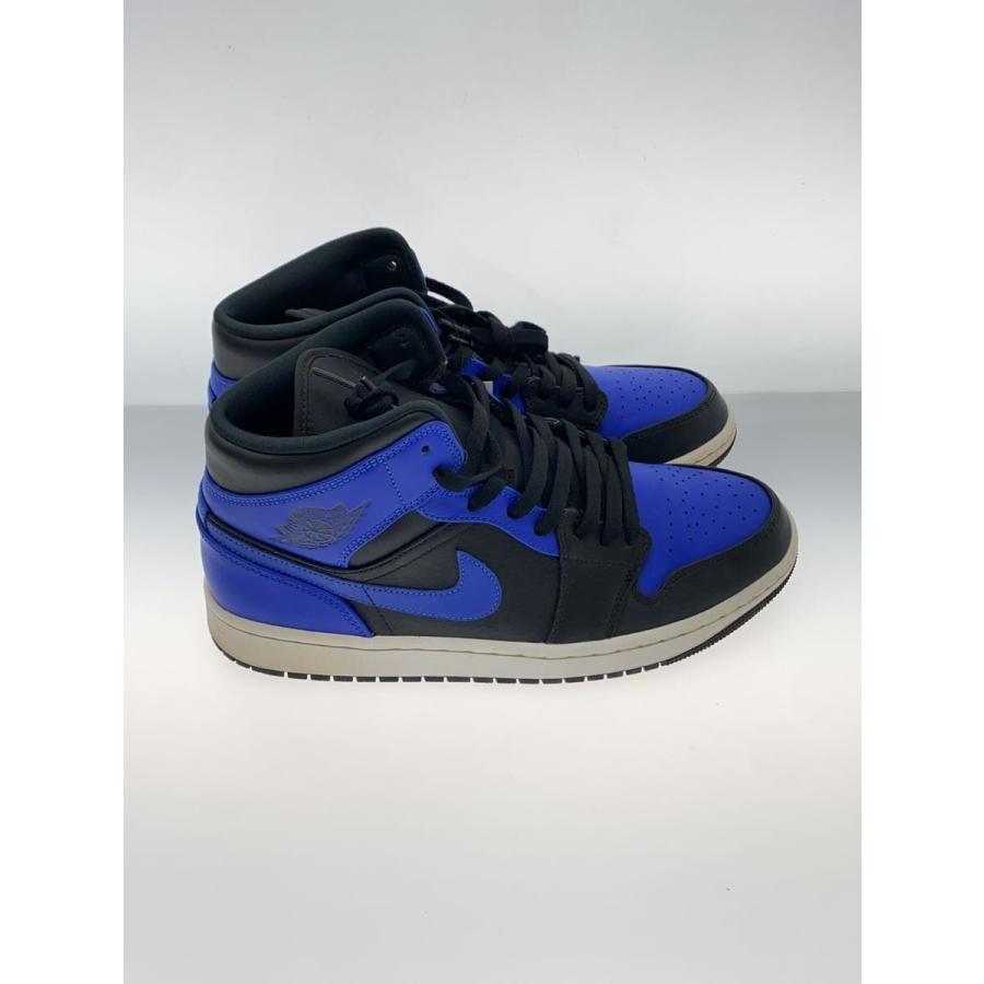 NIKE◇AIR JORDAN 1 MID_エア ジョーダン ミッド/27.5cm/BLU